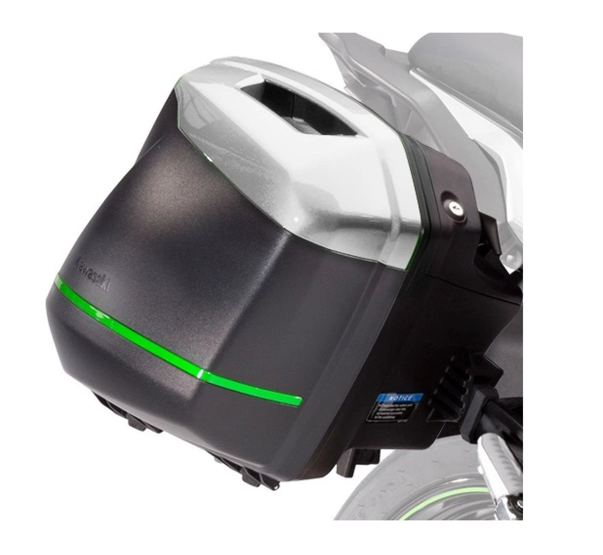 Kawasaki Deco Strip Zijkofferset Ebony H8 - Afbeelding 4